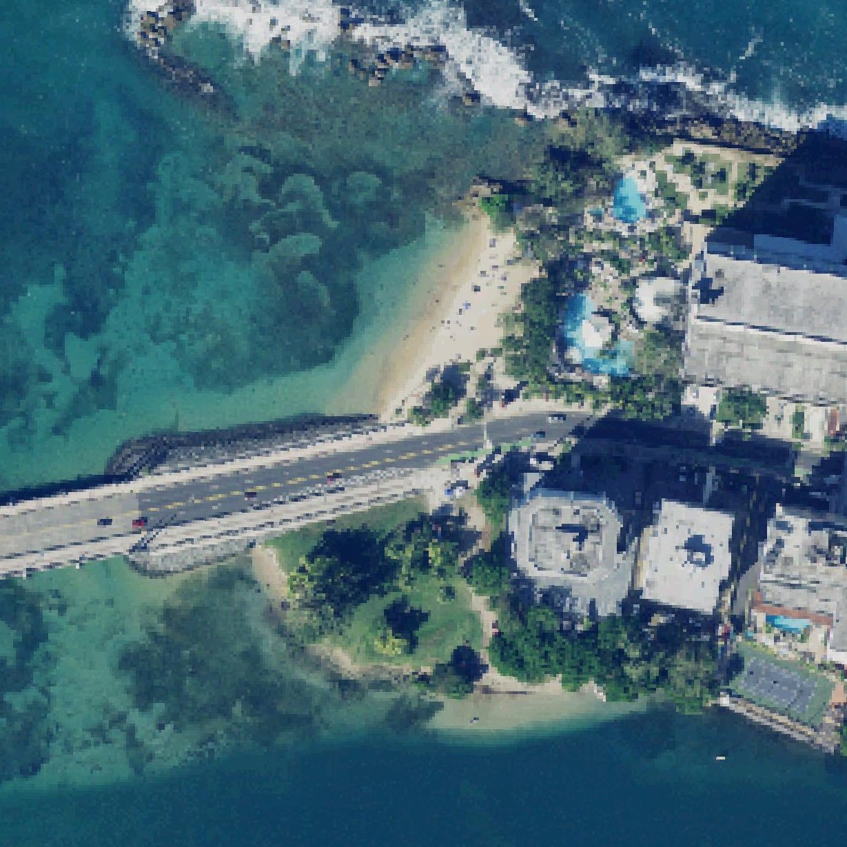 Aerial map of Playita del Condado