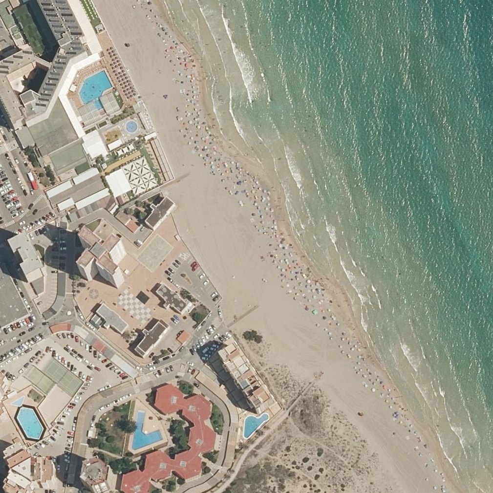 Aerial map of Plays Las Sirenas Viejas