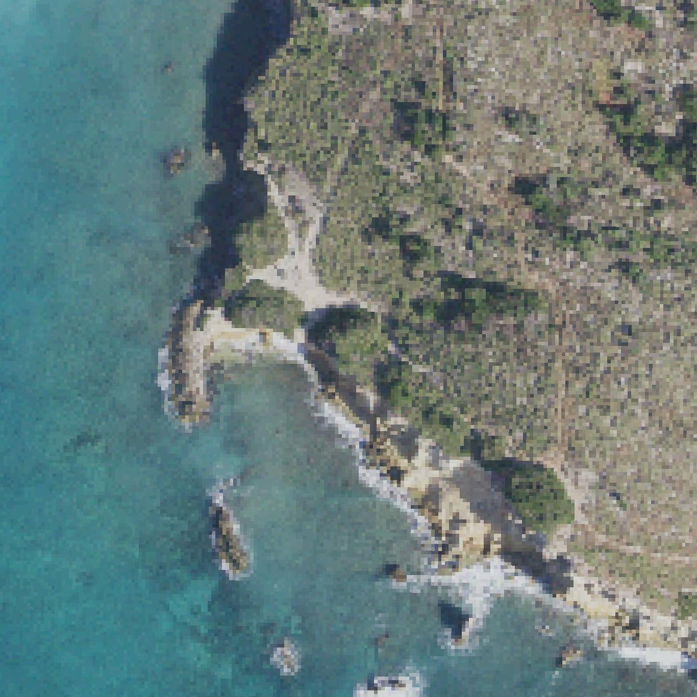Aerial map of Playuela Beach