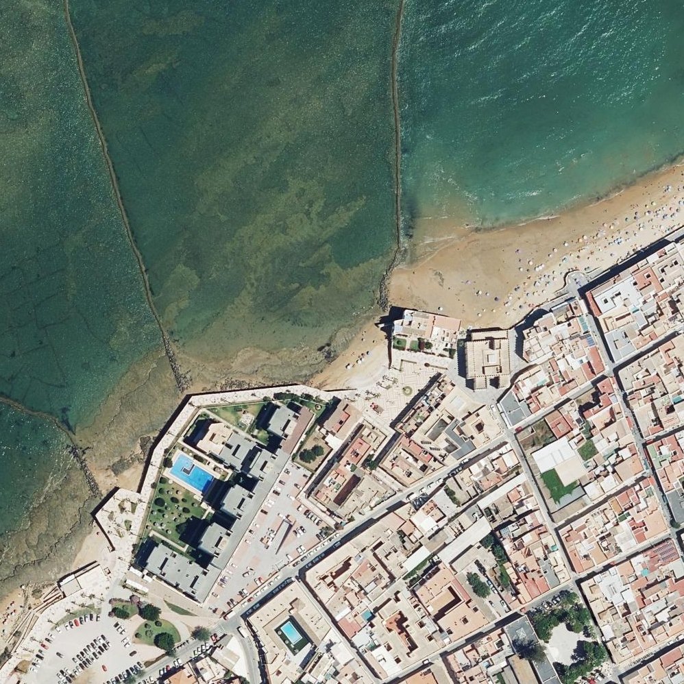 Aerial map of Plaza del Molino