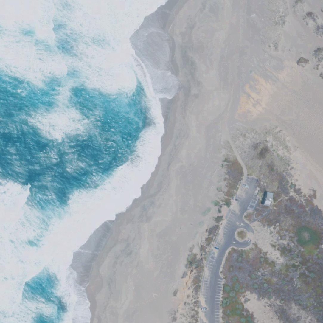 Aerial map of Point Reyes Beach North