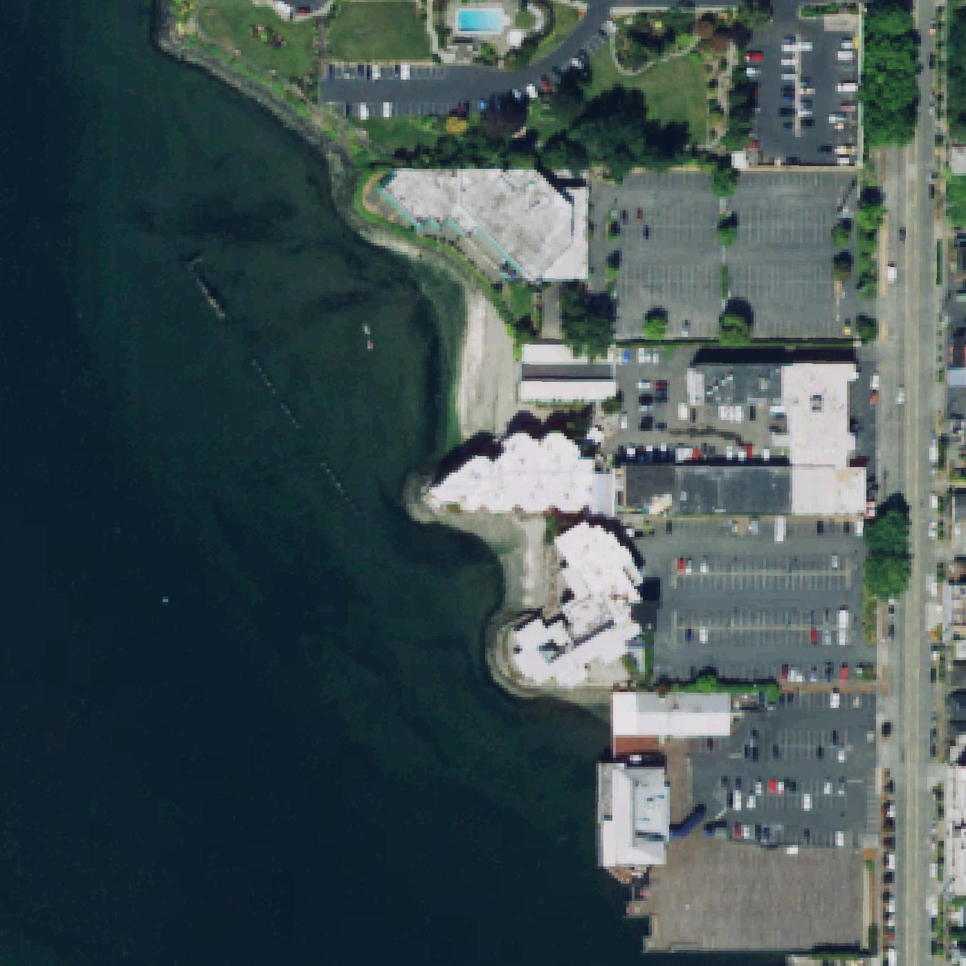 Aerial map of Point Shilshole Beach