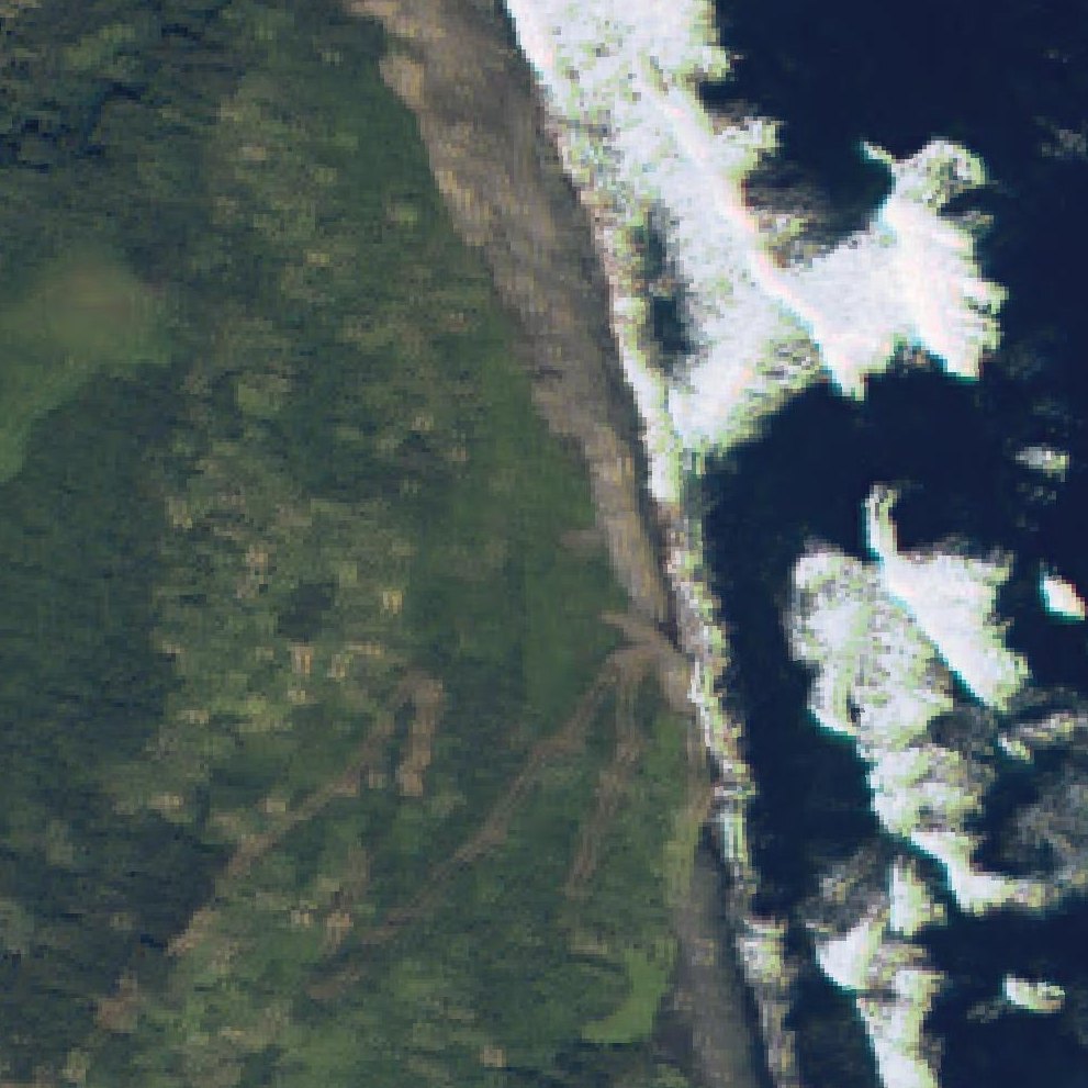 Aerial map of Pololū Beach