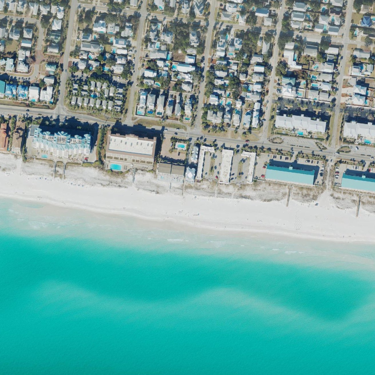Aerial map of Pompano St Beach Access