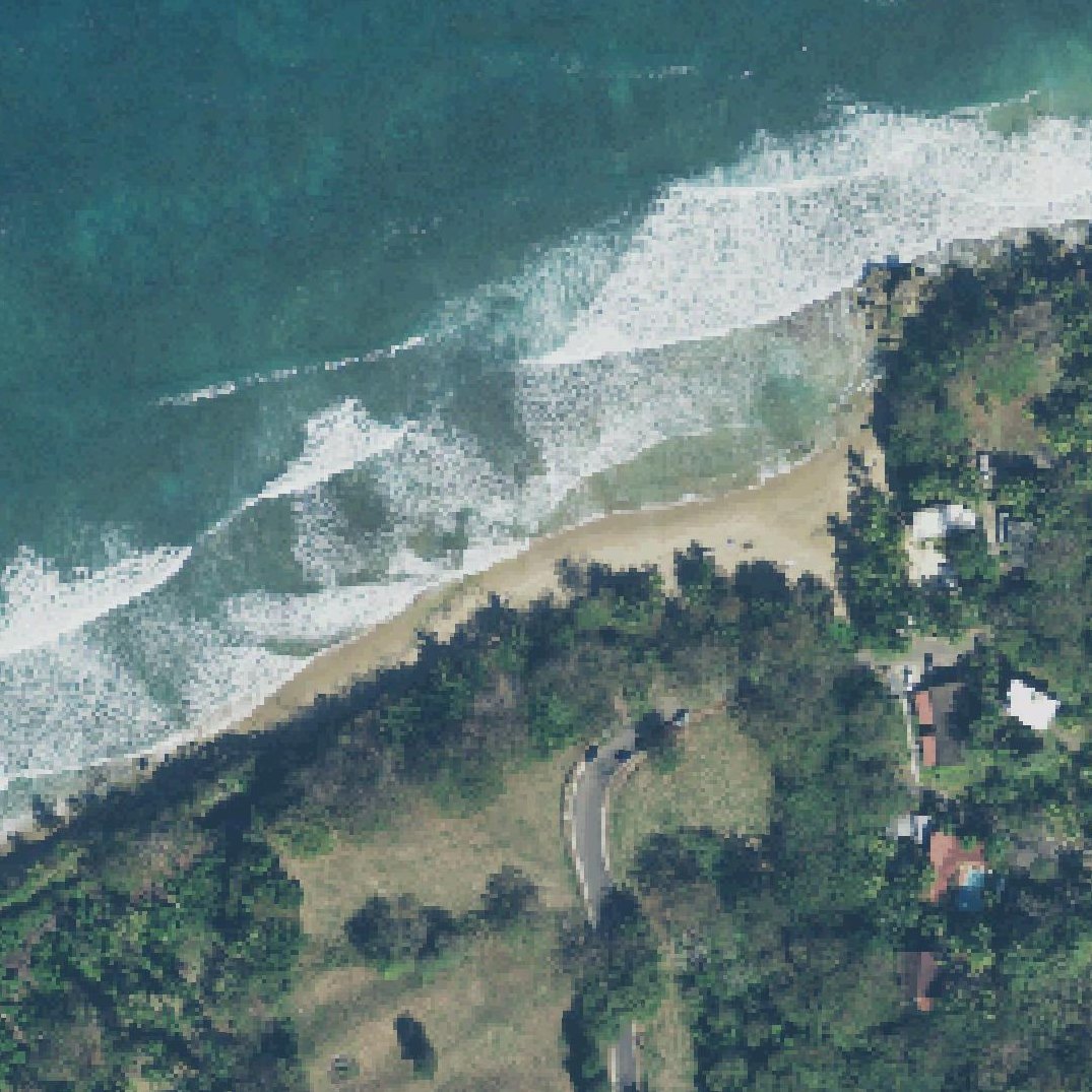 Aerial map of Pool's Beach