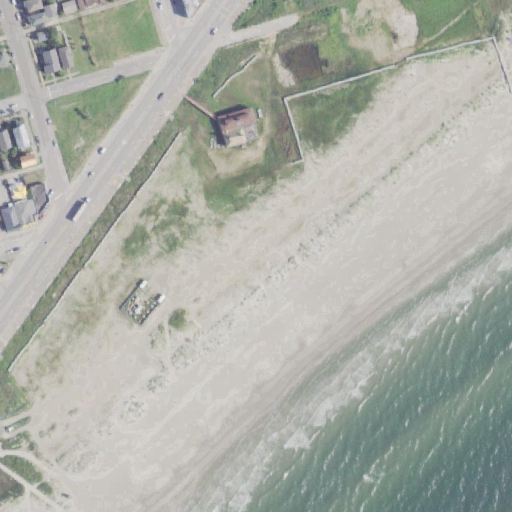 Aerial map of Porretto Beach