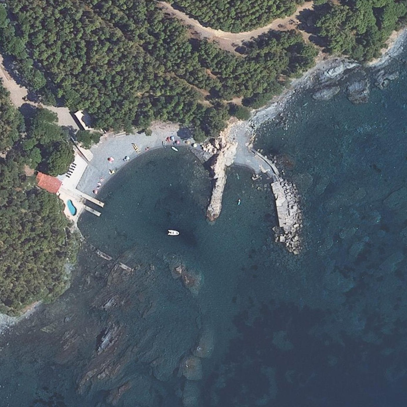 Aerial map of Port De Joan