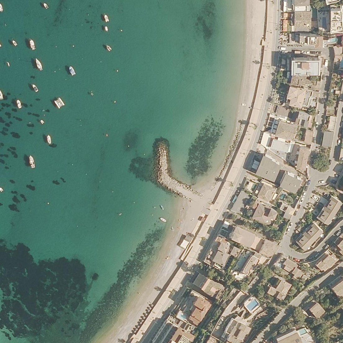 Aerial map of Port de Sóller