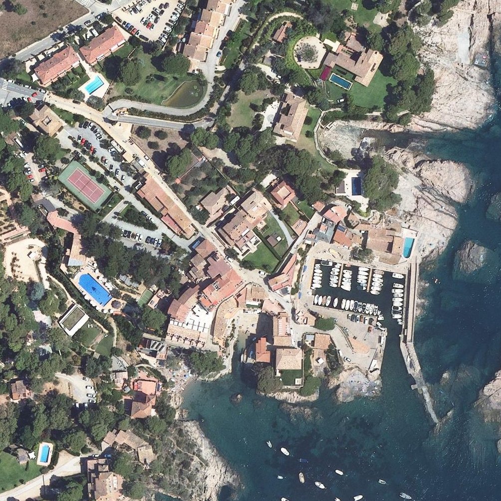 Aerial map of Port des Orats