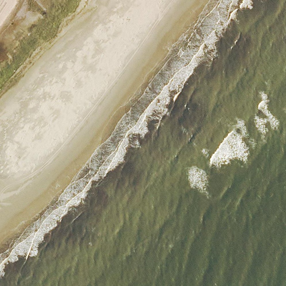 Aerial map of Port Fourchon Beach