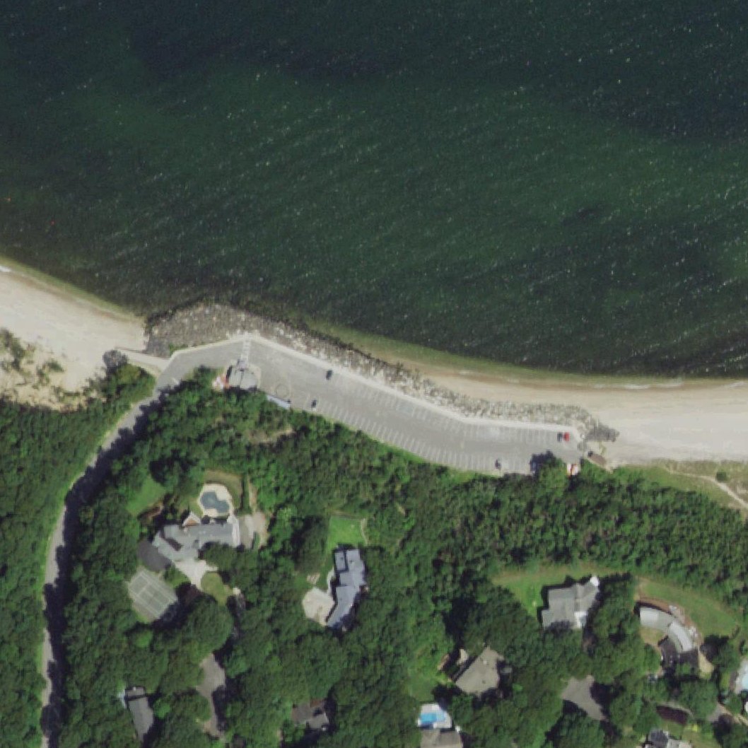 Aerial map of Port Jefferson East Beach