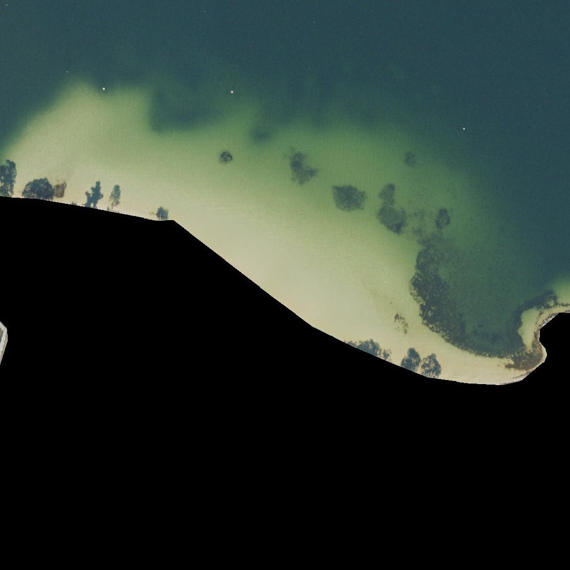 Aerial map of Post'l Point Beach