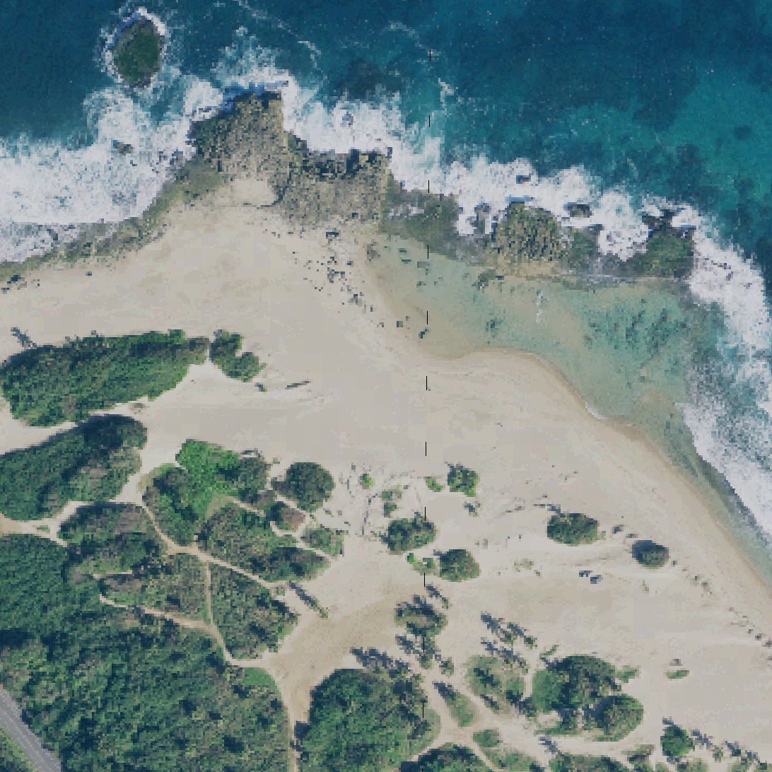 Aerial map of Pozo Teodoro