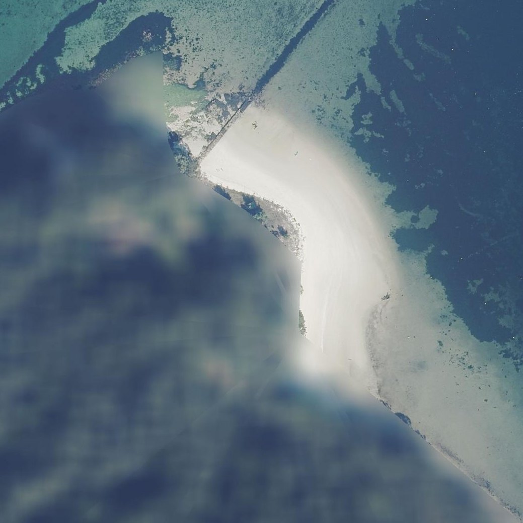Aerial map of Praia Adreira