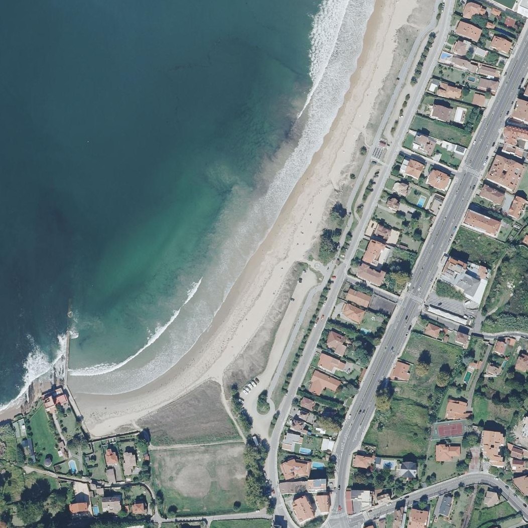 Aerial map of Praia América