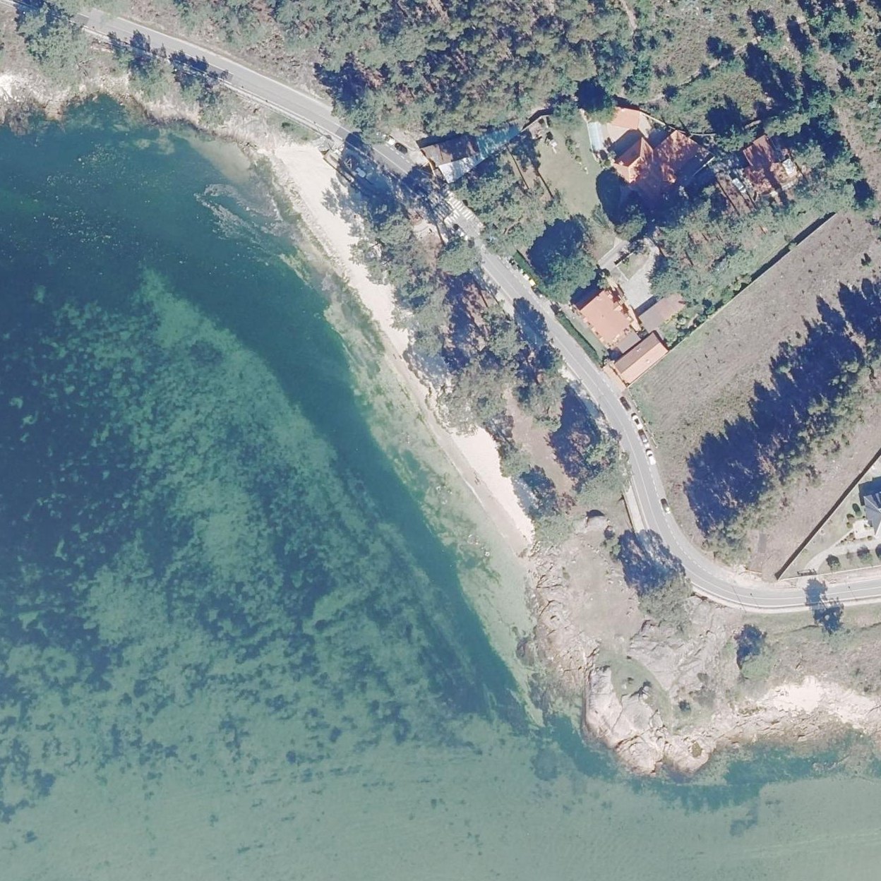Aerial map of Praia Cabeceira
