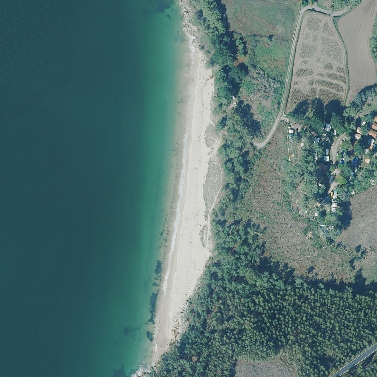 Aerial map of Praia Da Barreira