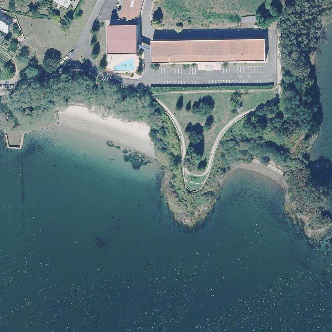 Aerial map of Praia Da Cabana
