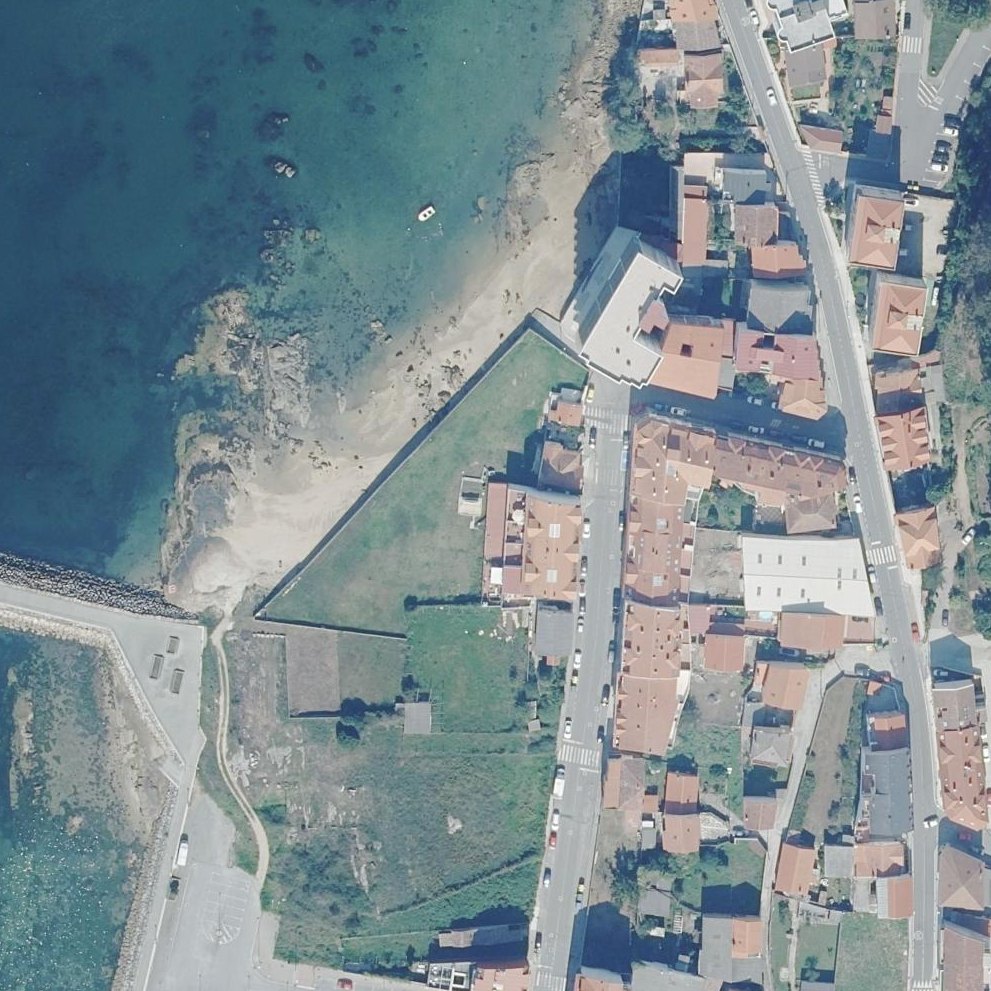Aerial map of Praia da Carteleira