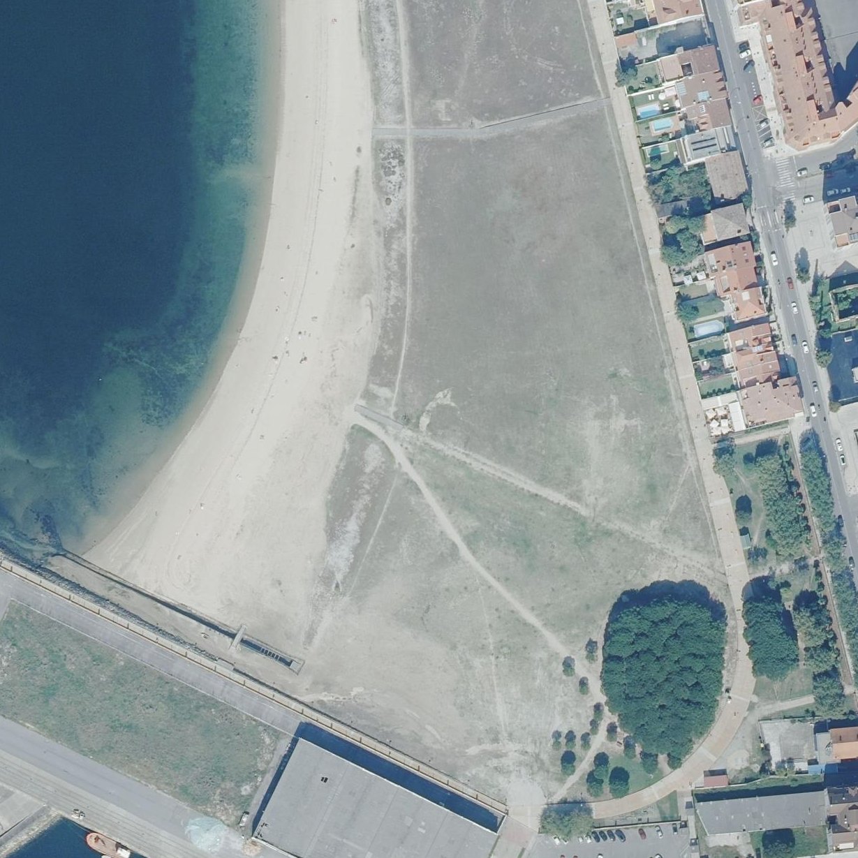 Aerial map of Praia Da Concha