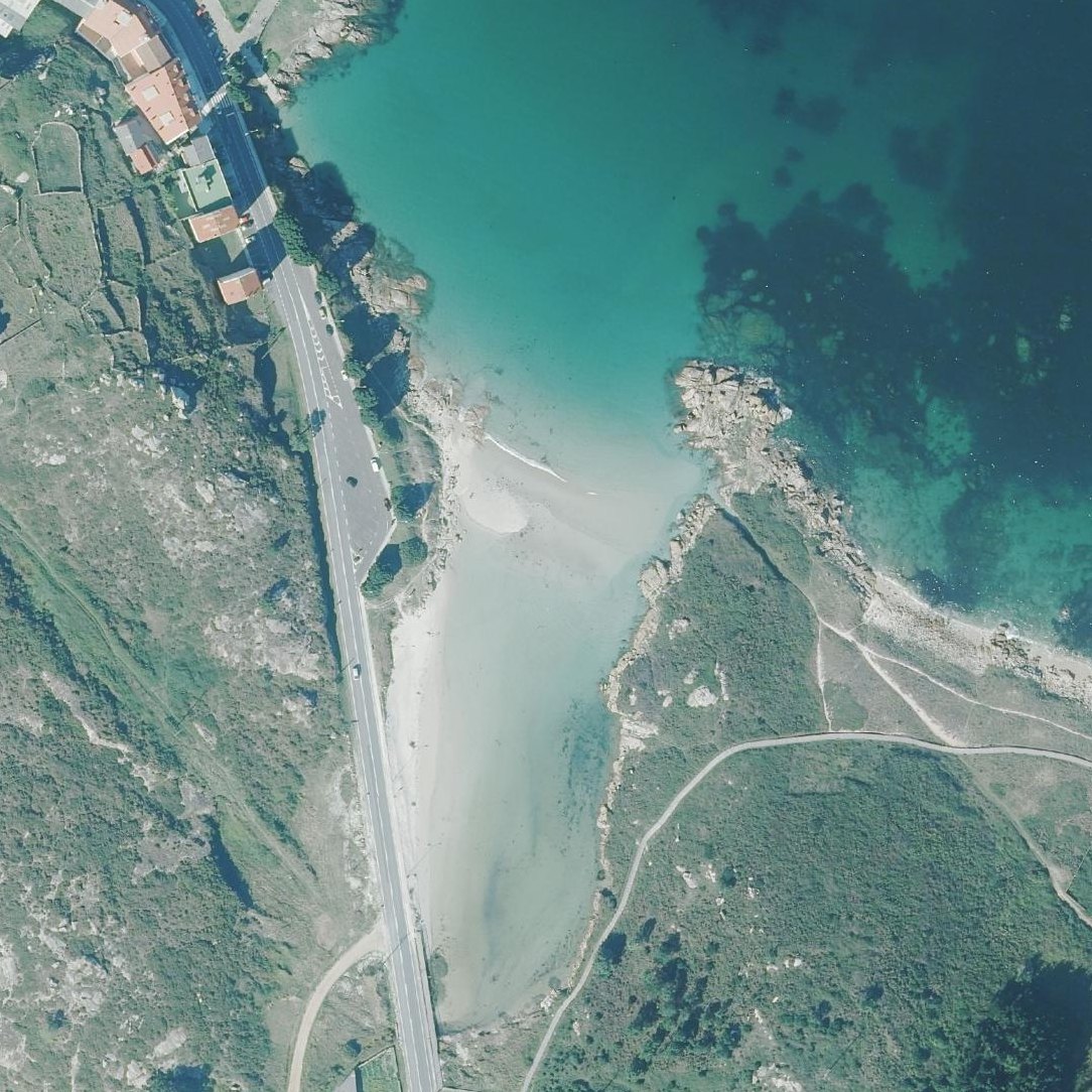 Aerial map of Praia Da Cruz