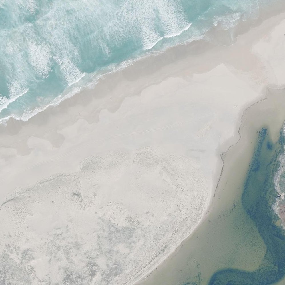 Aerial map of Praia Da Frouxeira Ou de Valdoviño