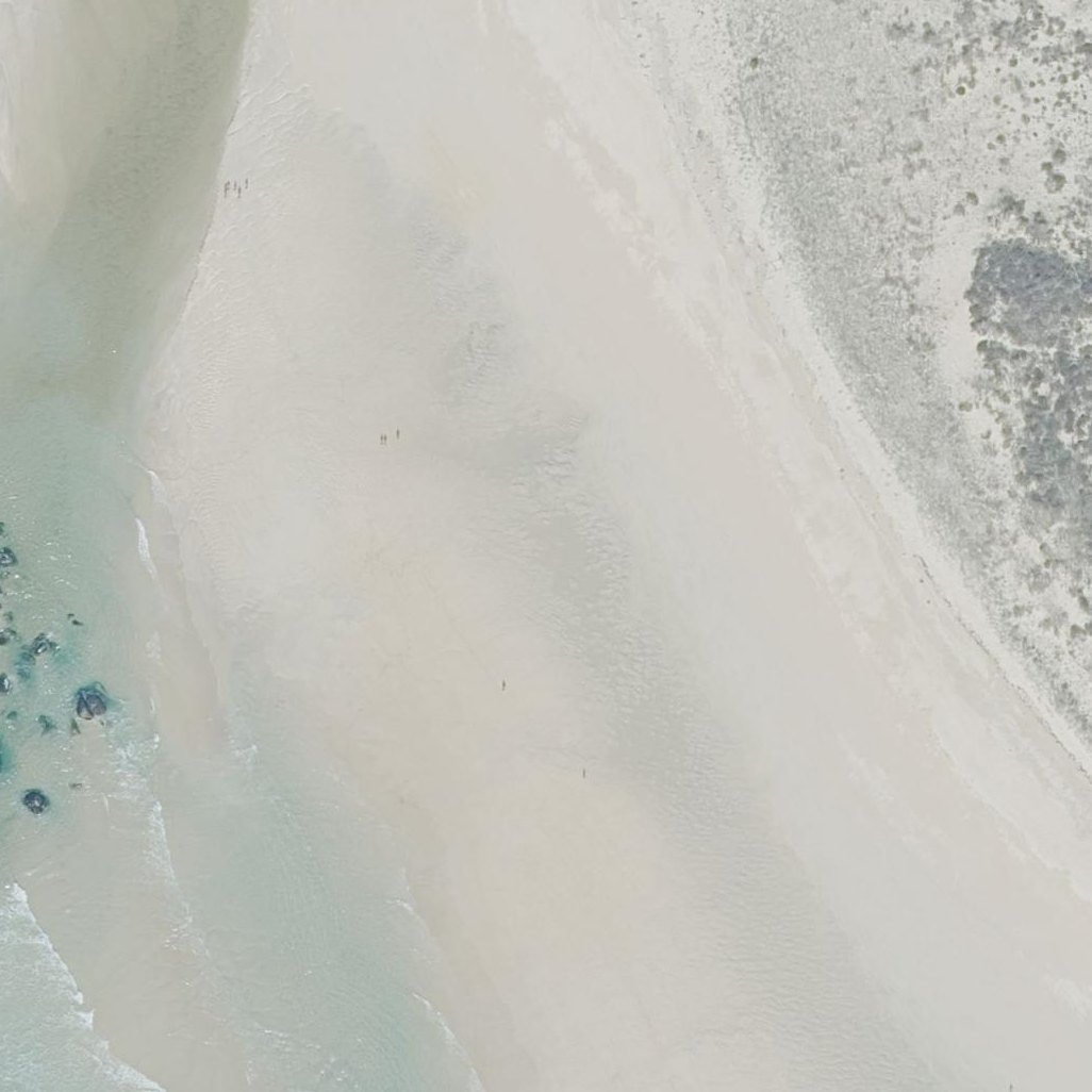 Aerial map of Praia Da Lagoa