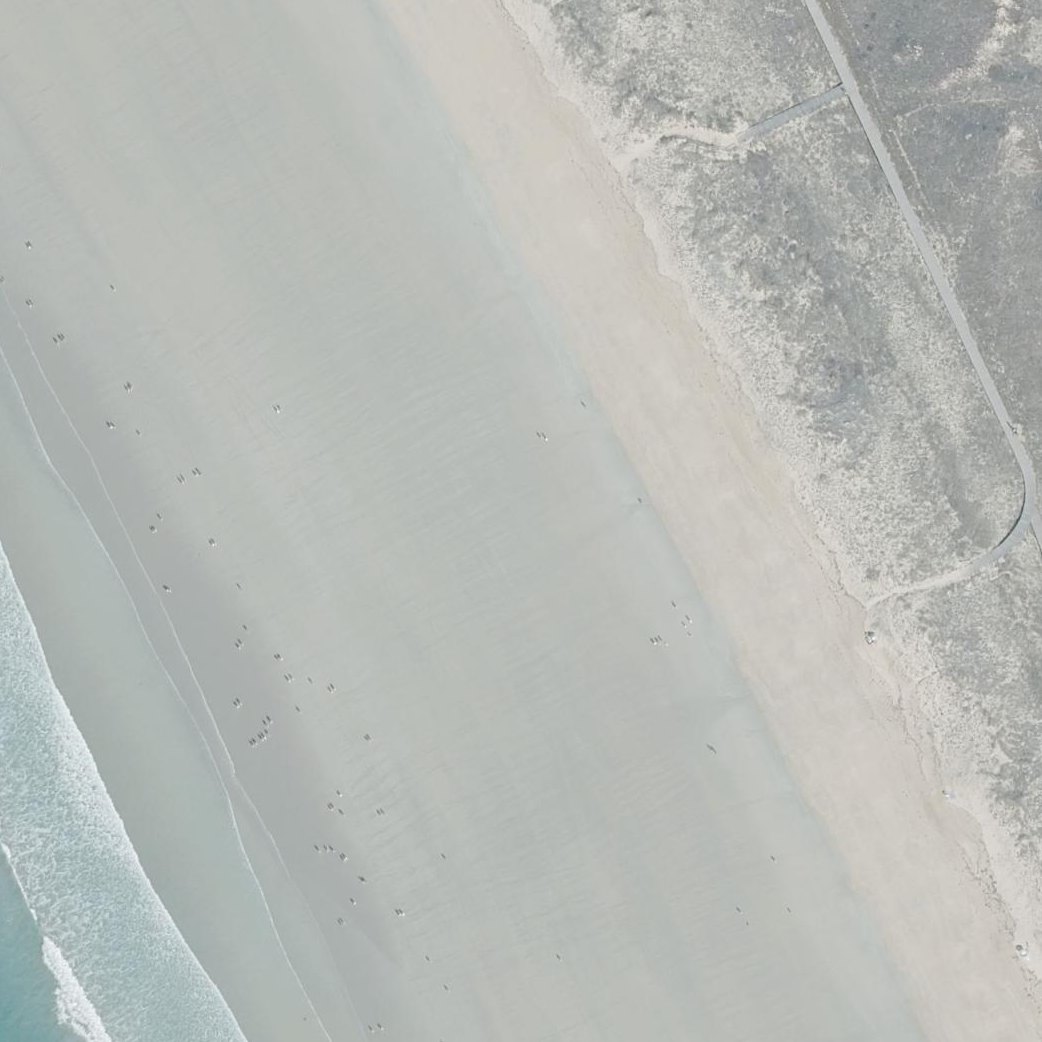 Aerial map of Praia Da Lanzada