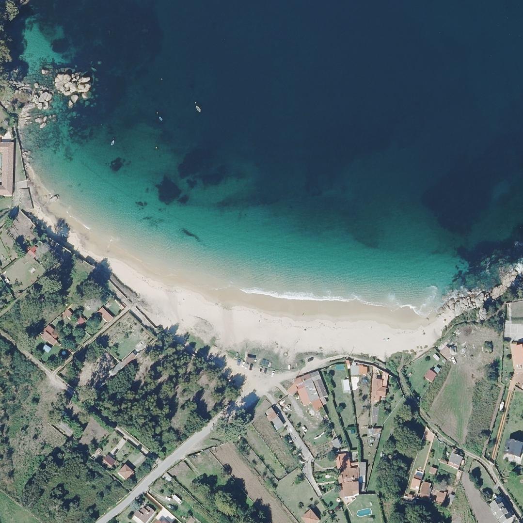 Aerial map of Praia Da Mourisca
