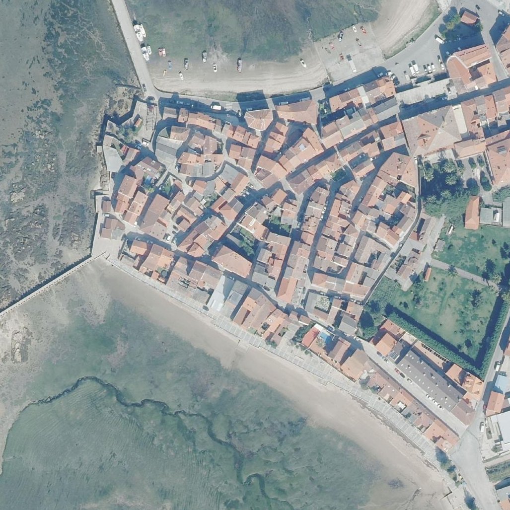 Aerial map of Praia Da Mouta