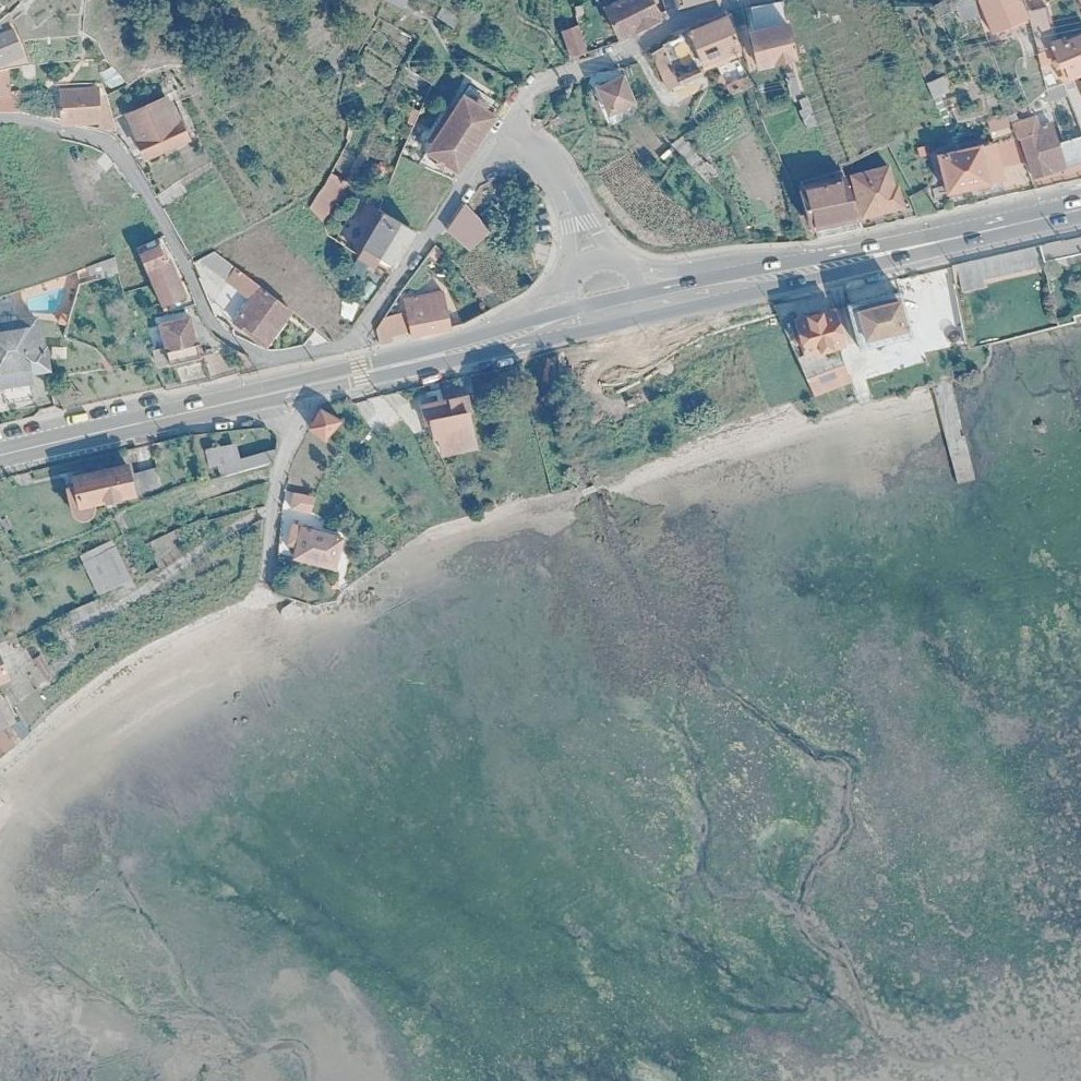Aerial map of Praia Da Pinela