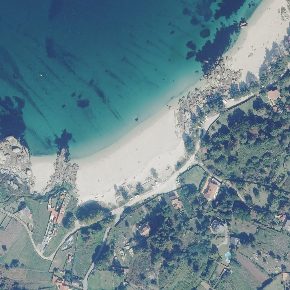 Aerial map of Praia da Pipas II O Reboledo
