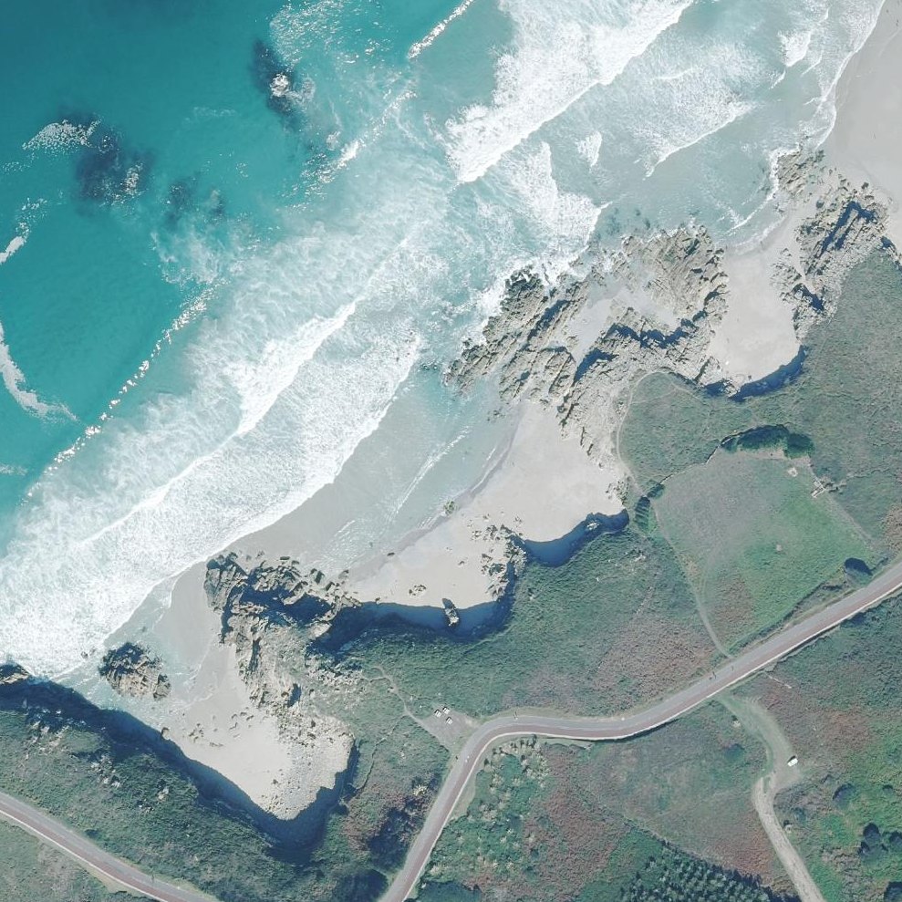 Aerial map of Praia Da Salsa