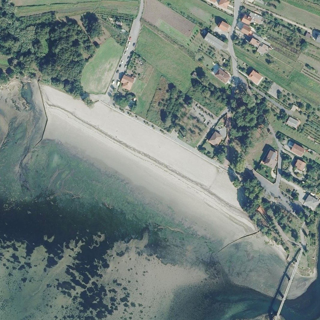 Aerial map of Praia Da Torre