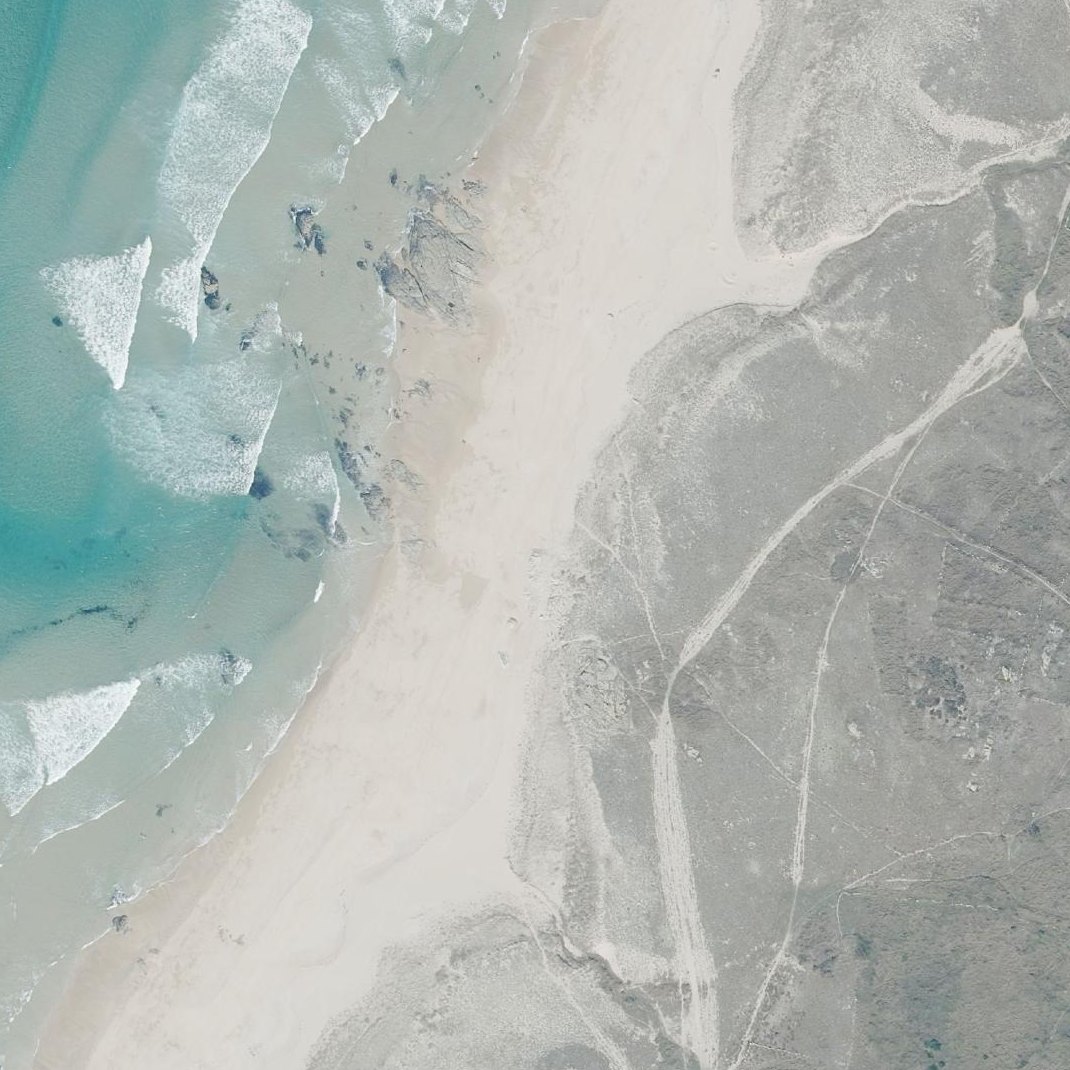 Aerial map of Praia das Barreiras
