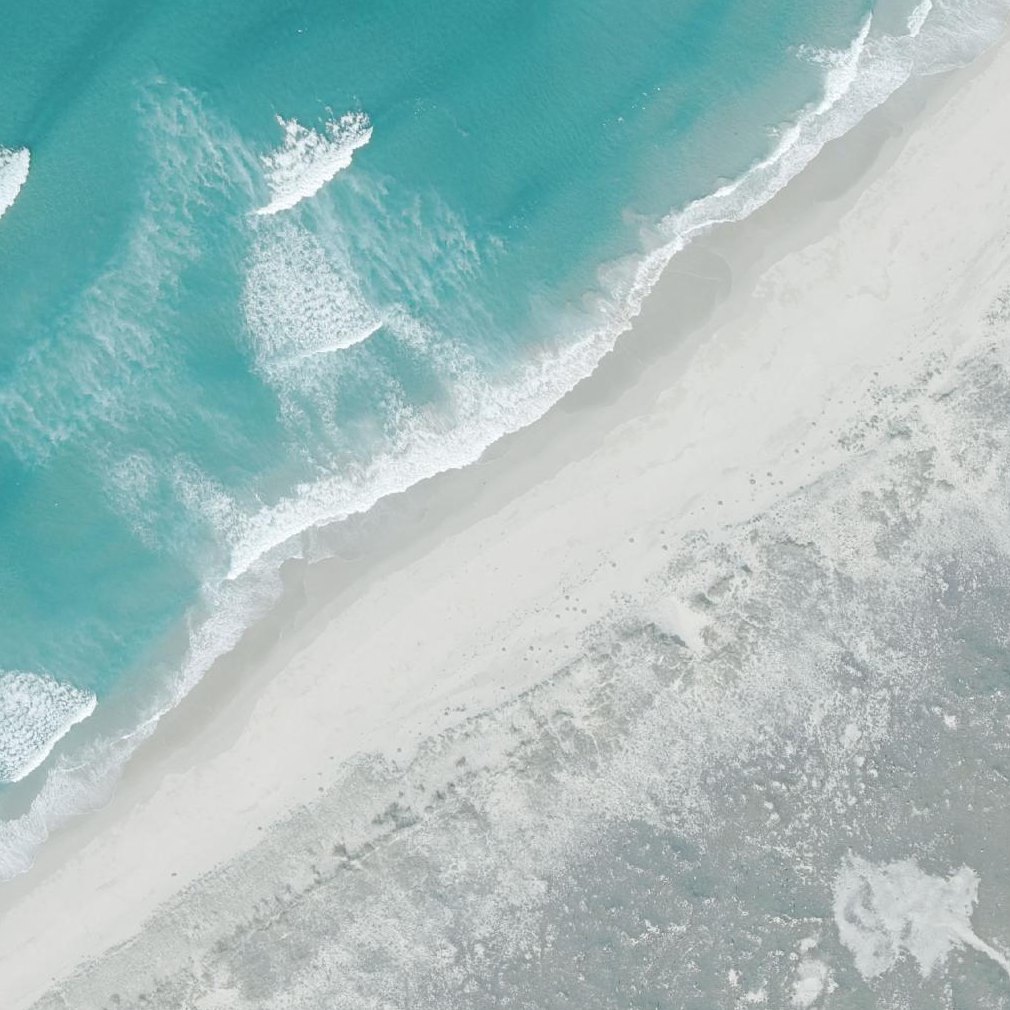 Aerial map of Praia de Traba