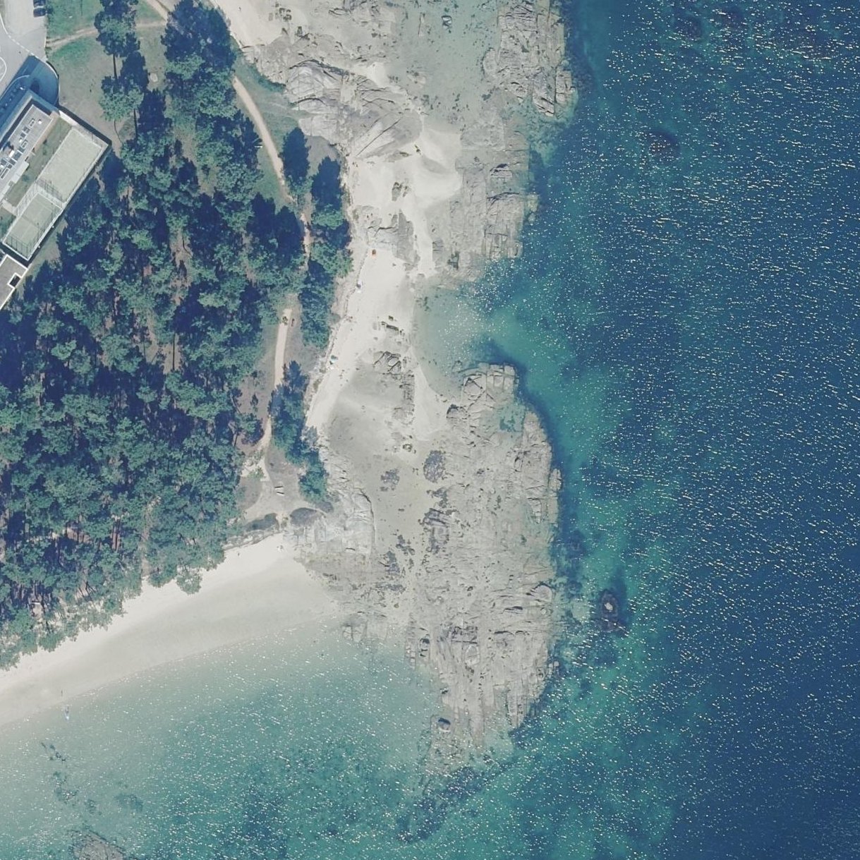 Aerial map of Praia do Furado