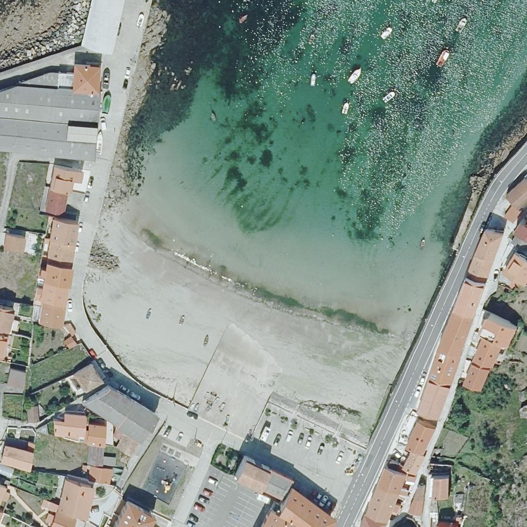 Aerial map of Praia do Sinal