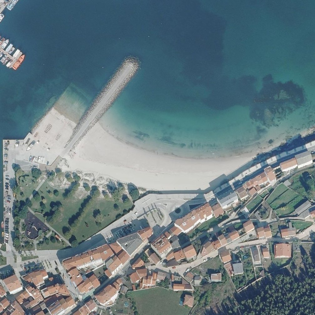 Aerial map of Praia do Son