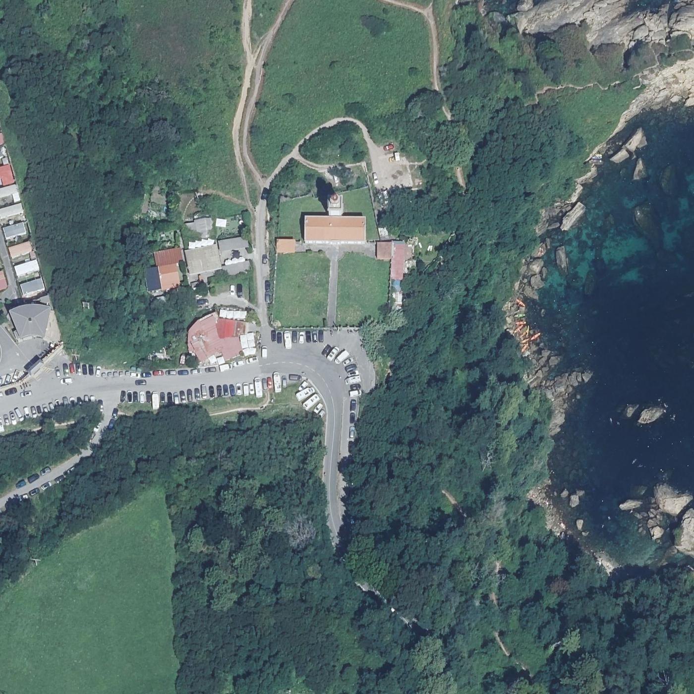 Aerial map of Praileen hondartza