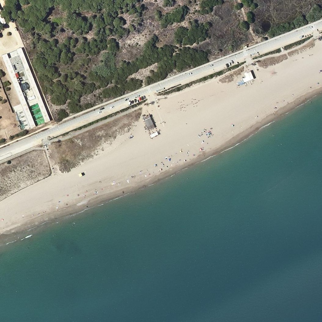 Aerial map of Prat Beach