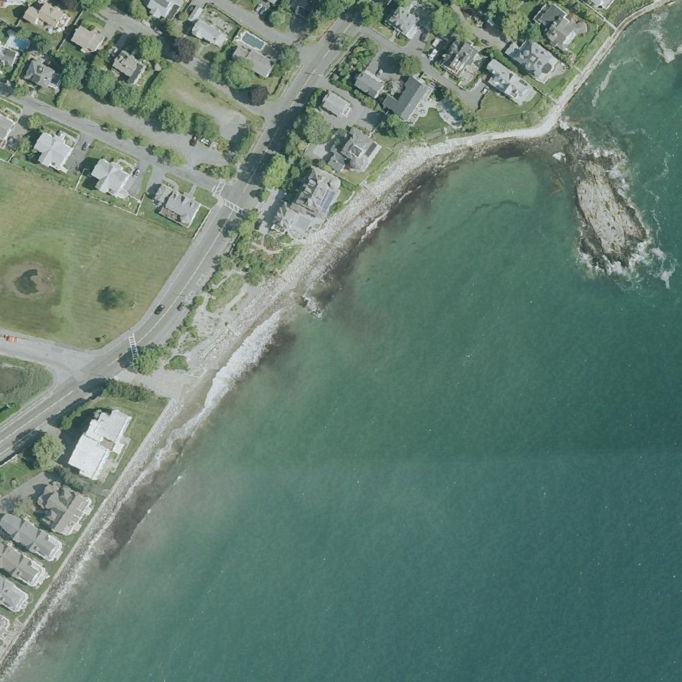 Aerial map of Preston Beach