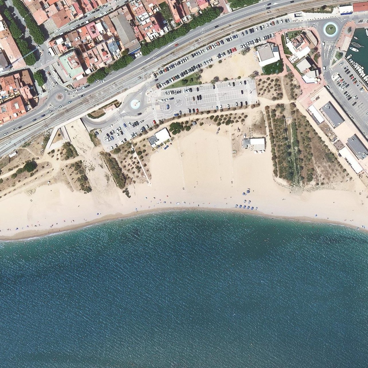 Aerial map of Primera Platja