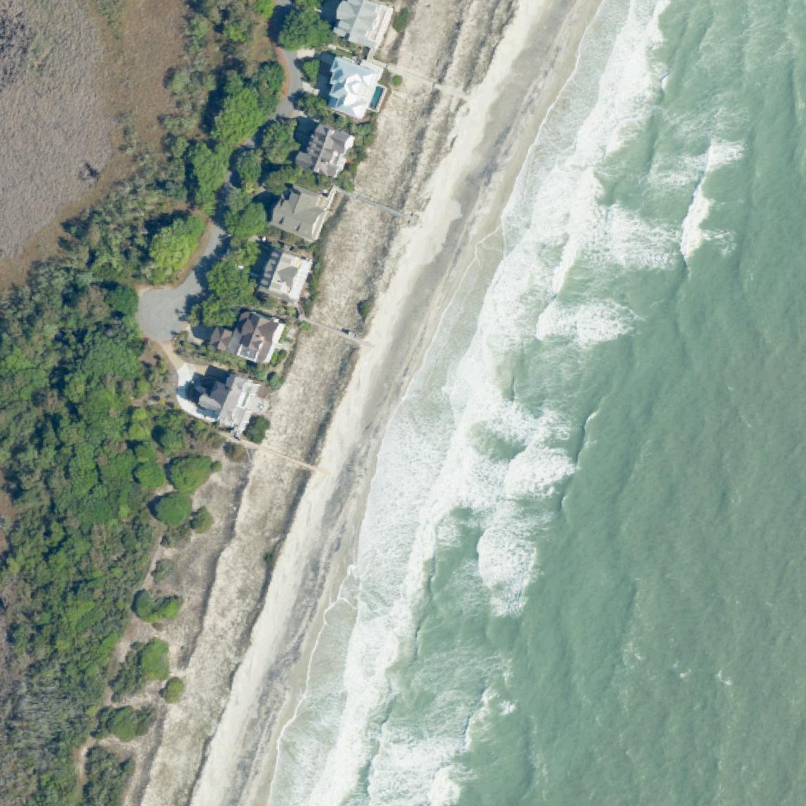 Aerial map of Prince George Beach