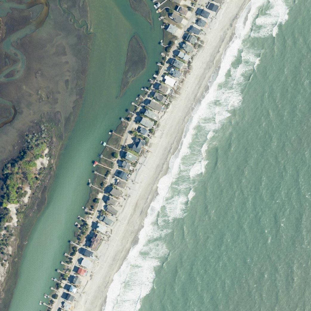 Aerial map of Pritchard Street beach access