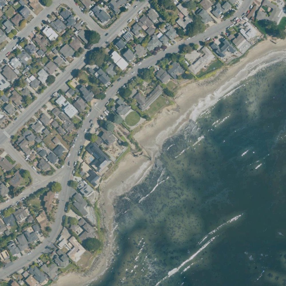 Aerial map of Privates Beach