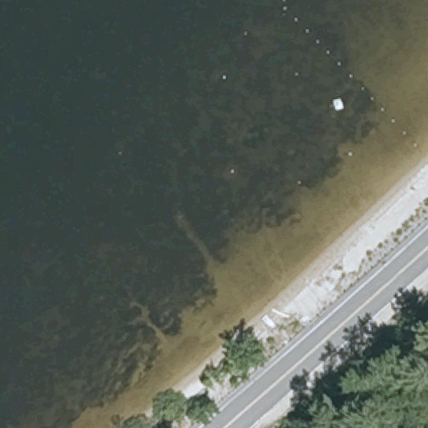 Aerial map of Providence Lake Beach
