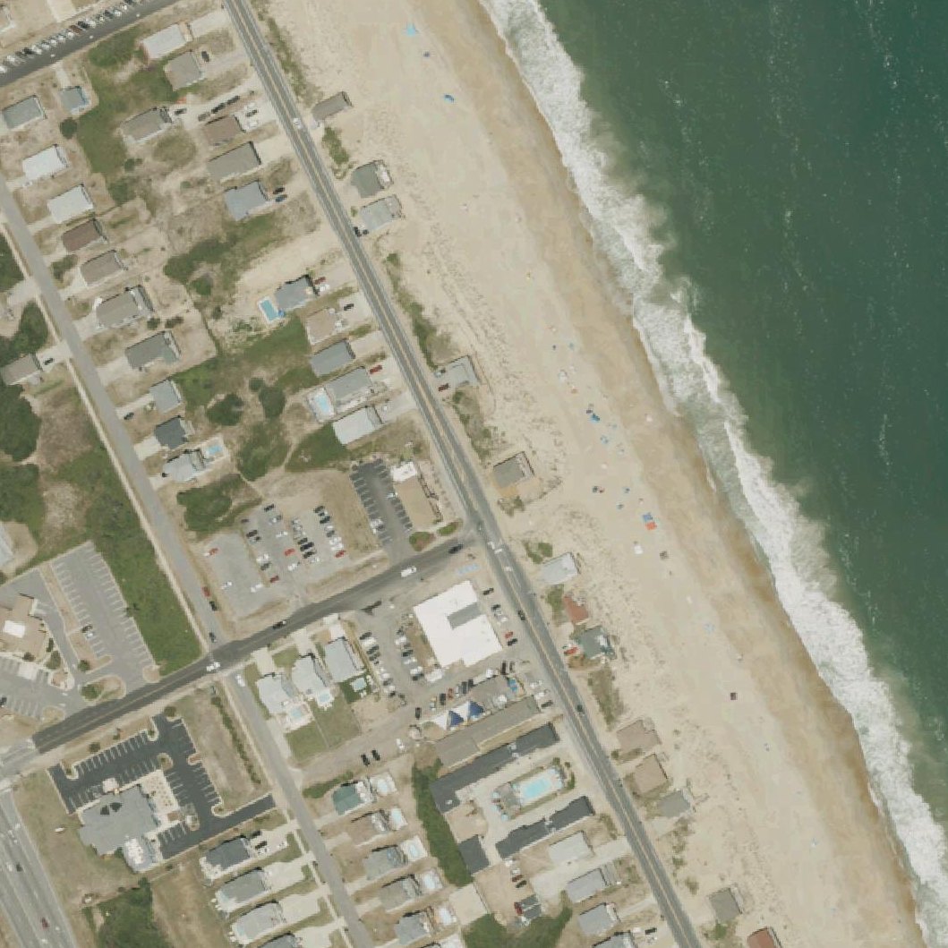 Aerial map of Public Access Beach