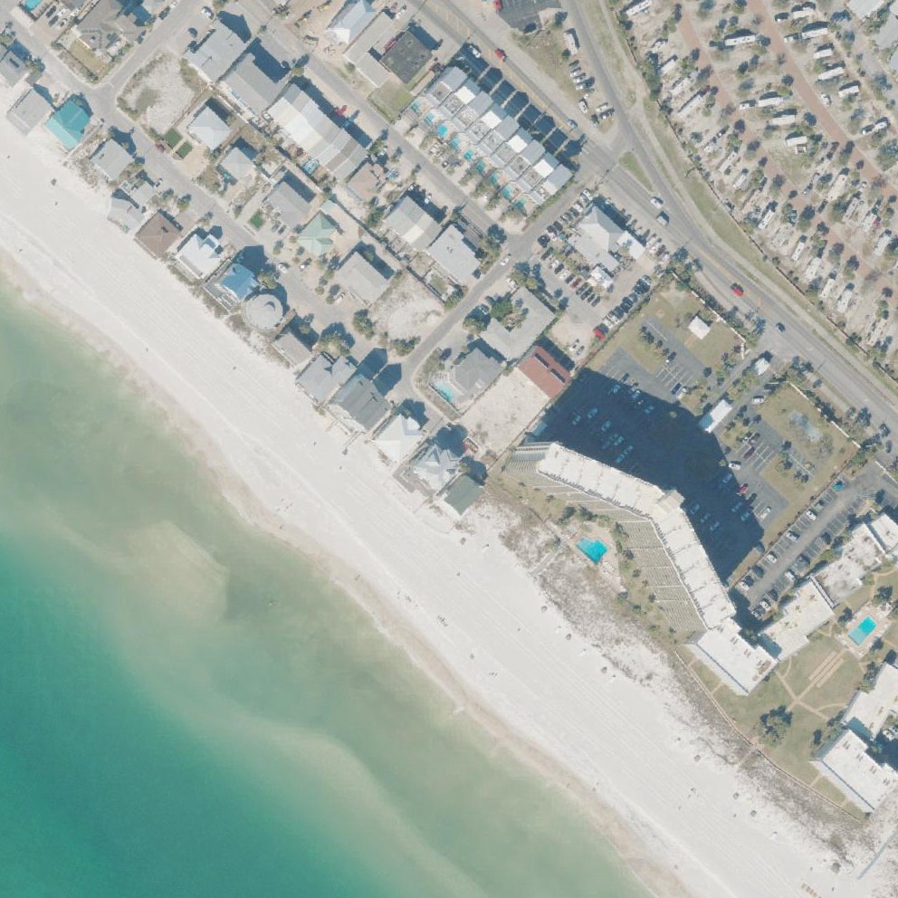Aerial map of Public Beach Access 1
