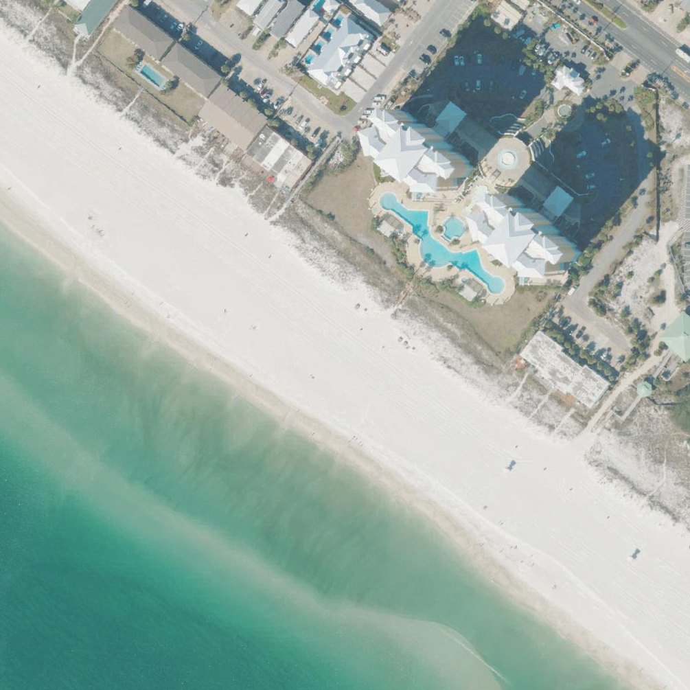 Aerial map of Public Beach Access 16 - Sunny’s Beach Access